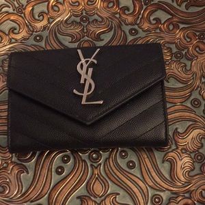 Saint Laurent calfskin wallet